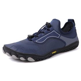 Men's And Women's Fitness Exercise Running Outdoors Climbing Shoes (Option: 2303Blue-39)