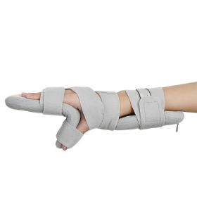 Rehabilitation Finger Board Adjustable Fixed Corrective Protective Device (Option: Left-One size)