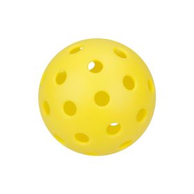 74mm40 Well Plastic Pickleball (Color: Yellow)