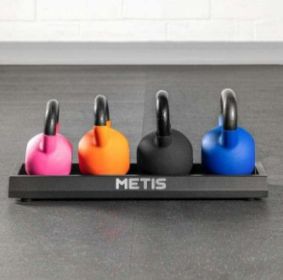 Color Sports Environmental Protection Dip Plastic Small Yiling Hexagonal Household Dumbbells (Option: 14kg METTS dark green kettlebe-1PCS)