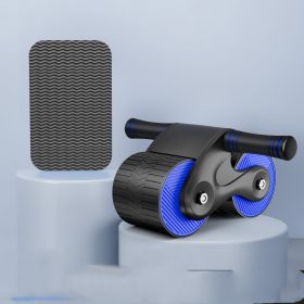 Abdominal Muscle Wheel For Men And Women Fitness Equipment Roller (Option: Black blue)