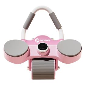 Abdominal Wheel Intelligent Counting Light (Color: Pink)
