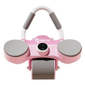 Abdominal Wheel Intelligent Counting Light (Color: Pink)