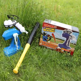 Baseball Automatic Tee Machine Outdoor Parent-child Interactive Mini Toys (Color: Blue)