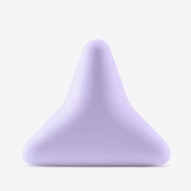 Silicon Massage Cone Triangular Relax Apparatus Ball Psoas Muscle Release Thoracic Spine Back Neck Scapula Foot Yoga Apparatus (Color: Purple)