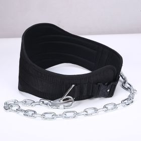 Exercise Barbell Piece Belt Upper Body Strength Weight Exercise Equipment (Option: 100cm chain and Hook)