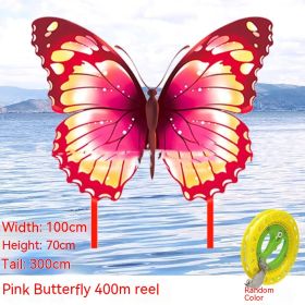 Couple Kite Breeze Easy To Fly Beginner (Option: Red 400 M Reel)