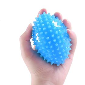 Tpr Hand Massage Spike Ball With Fall-Proof Rope (Option: Light Blue)