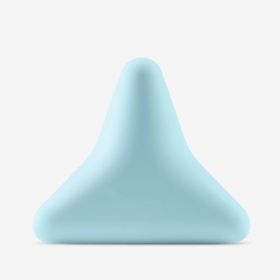 Silicon Massage Cone Triangular Relax Apparatus Ball Psoas Muscle Release Thoracic Spine Back Neck Scapula Foot Yoga Apparatus (Color: Blue)