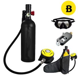 Diving Gas Cylinders Swimming Supplies Breathing Apparatus (Option: Black-Style B)
