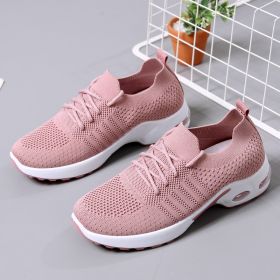 Women's Fashion Soft Bottom Casual Non-slip Sneaker (Option: 2199 Pink-39)