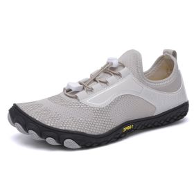 Men's And Women's Fitness Exercise Running Outdoors Climbing Shoes (Option: 2303Grey-Size47)