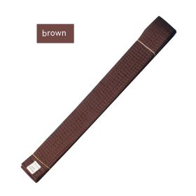 Simple Solid Color Taekwondo Belt Ribbon (Option: Coffee Belt-240cm)